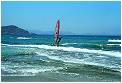 Wind surfing in Naxos Greece